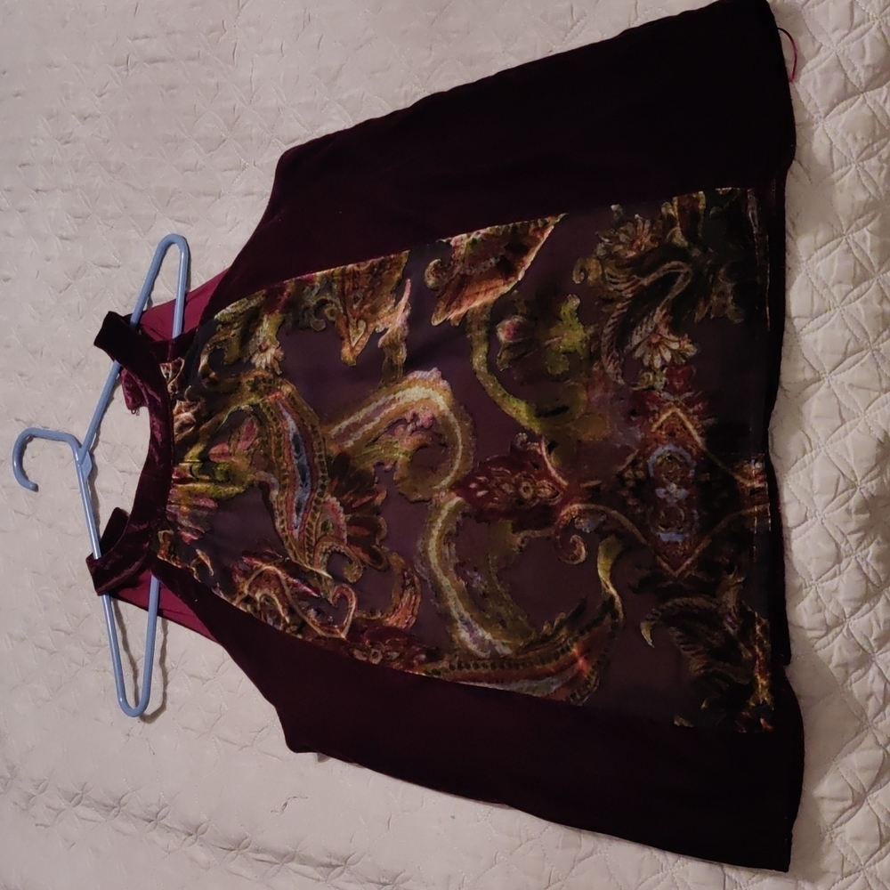 Velvet Halter Top